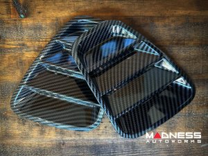 FIAT 500 Tail Light Cover Kit - Carbon Fiber Finish